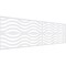 Ekena Millwork Set of Four Panels for 94 1/2"W x 28 1/4"H Parker Fretwork Wainscot Wall Paneling WPKP14X01X47PKR - alternate 1